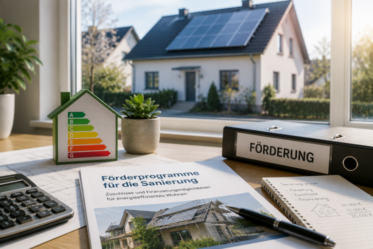 Die Förderprogramme für die Sanierung