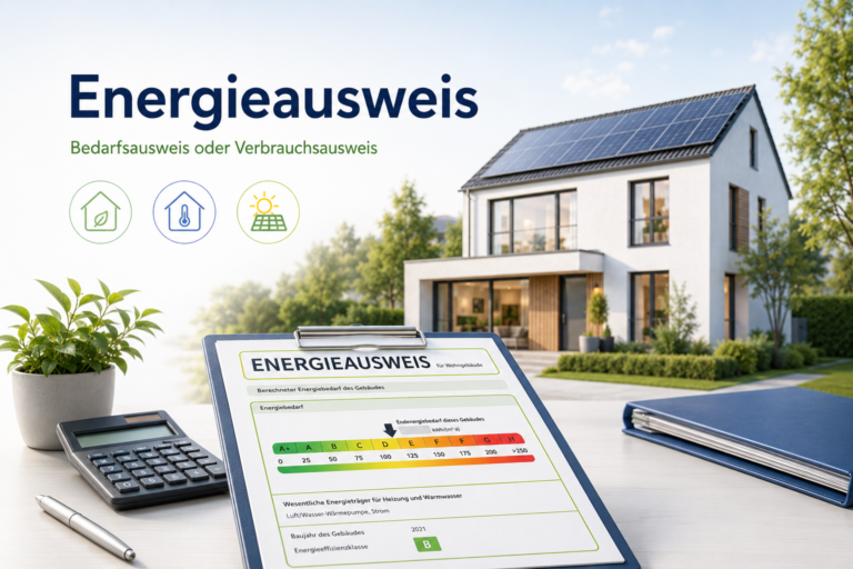 Energieausweis vs. Energiebedarfsausweis im neuen GModG